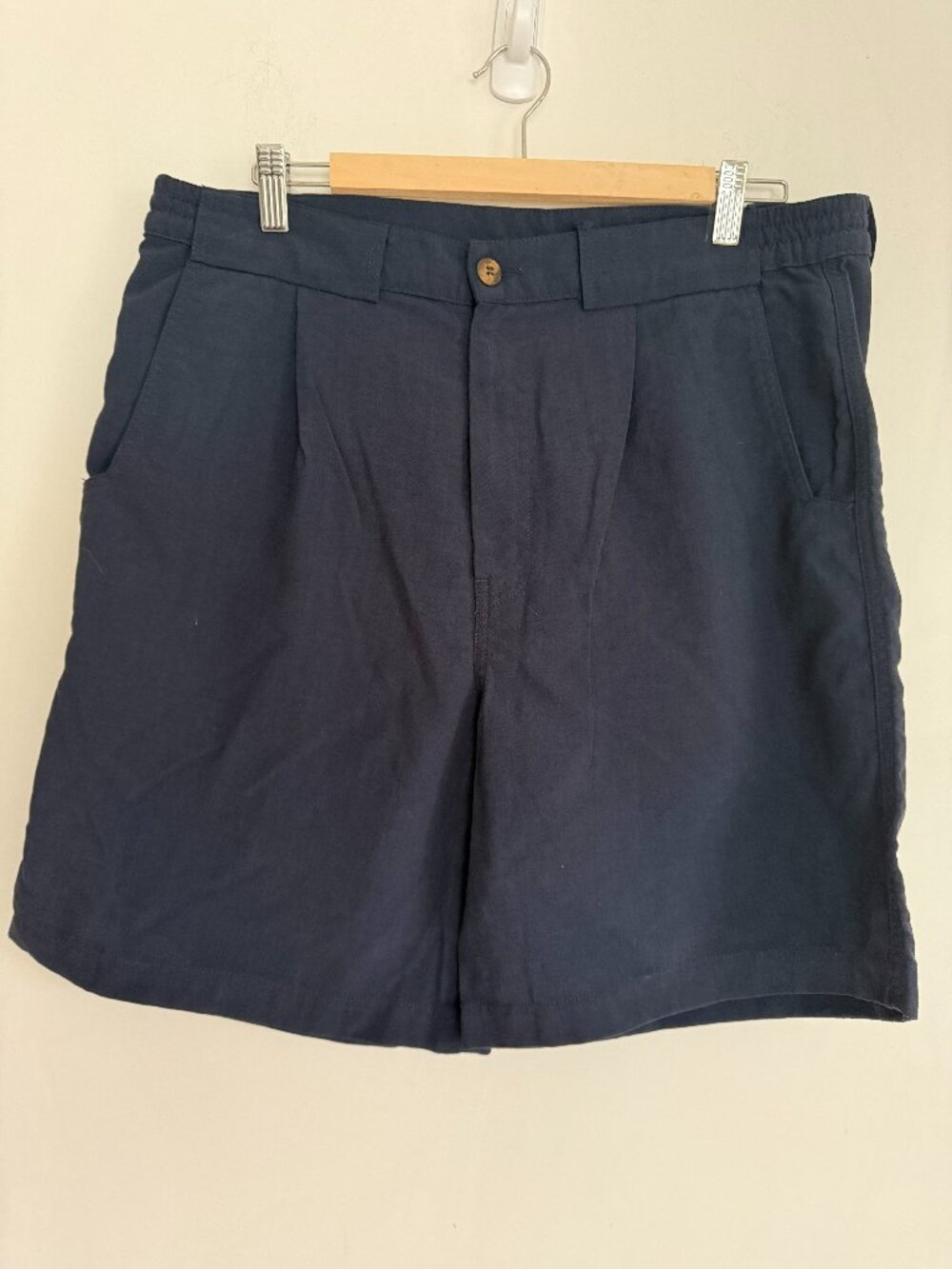 Rohan On Route Men Navy Blue Polyamide Pockets Logo Walking Shorts Size 36